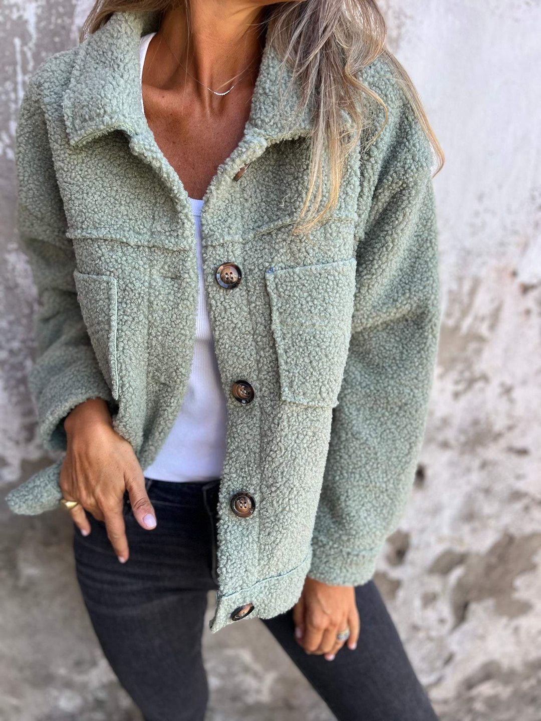 Skylah | Veste Douillette en Peluche pour Femmes