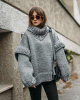Mandy | Pull en grosse maille classique pour femme