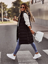 Vianey | Gilet matelassé à coupe longue pour femme