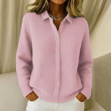 Héloïse - Cardigan en maille à trame marquée