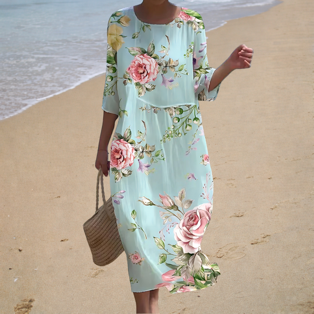 Robe longue fluide chic et confortable