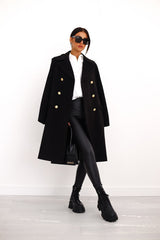 Zora | Manteau long élégant et ample pour femme