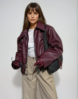 Esme | Veste rouge vintage pour femme