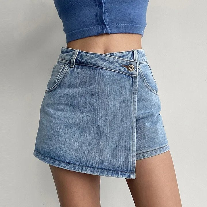 Leila | Jupe Mini Classique Taille Haute pour Femme