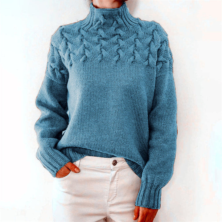 Jacklynn | Pull en maille à col roulé pour l&
