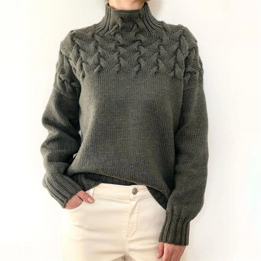 Jacklynn | Pull en maille à col roulé pour l&