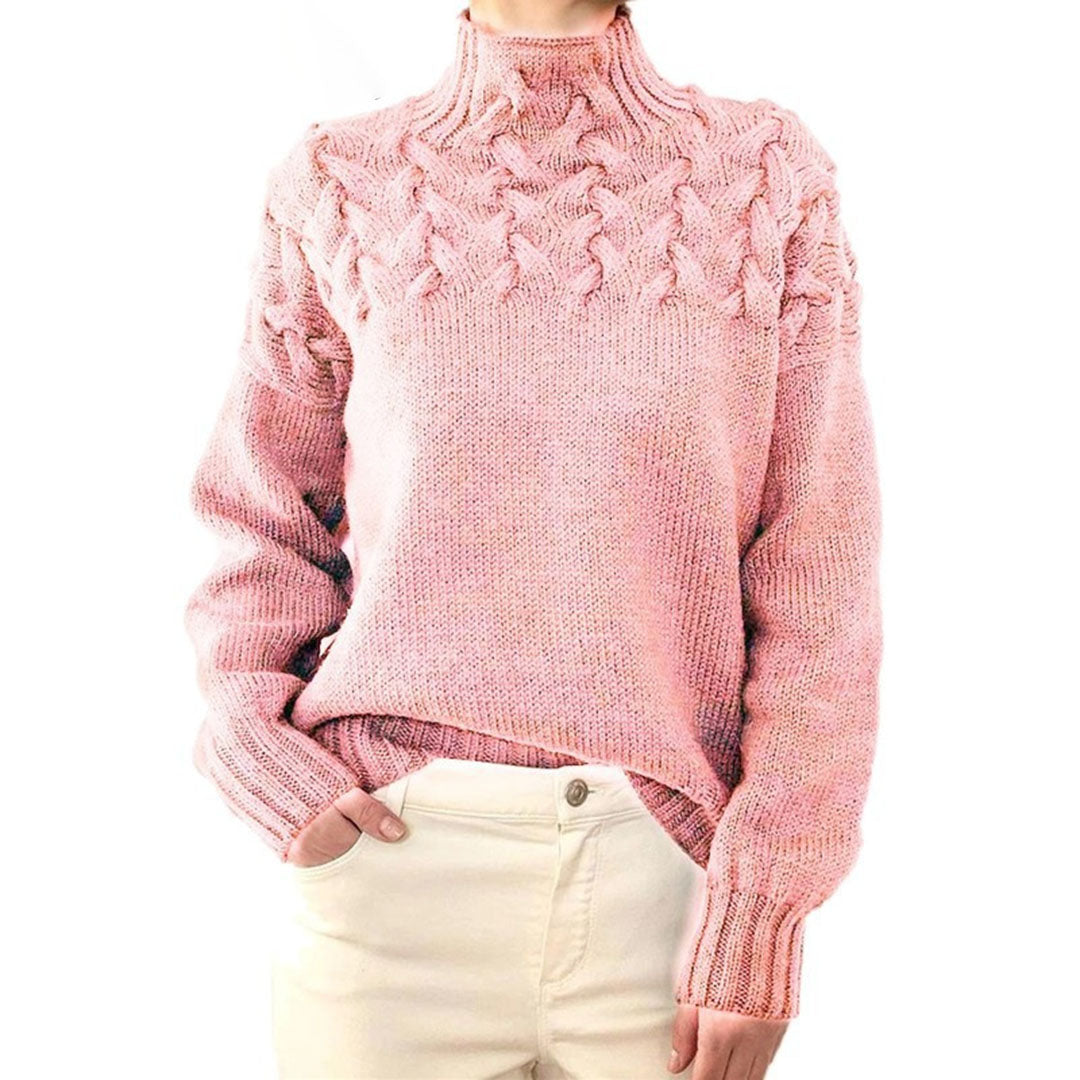 Jacklynn | Pull en maille à col roulé pour l&