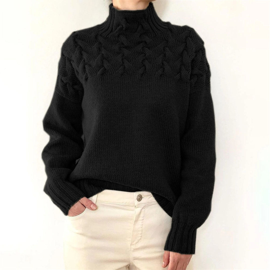 Jacklynn | Pull en maille à col roulé pour l&
