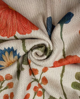 Bérénice - Cardigan zippé à imprimé fleurs sauvages
