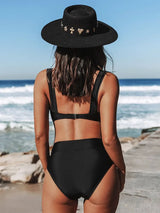 Karma | Ensemble de bikinis élégants à taille haute pour femmes