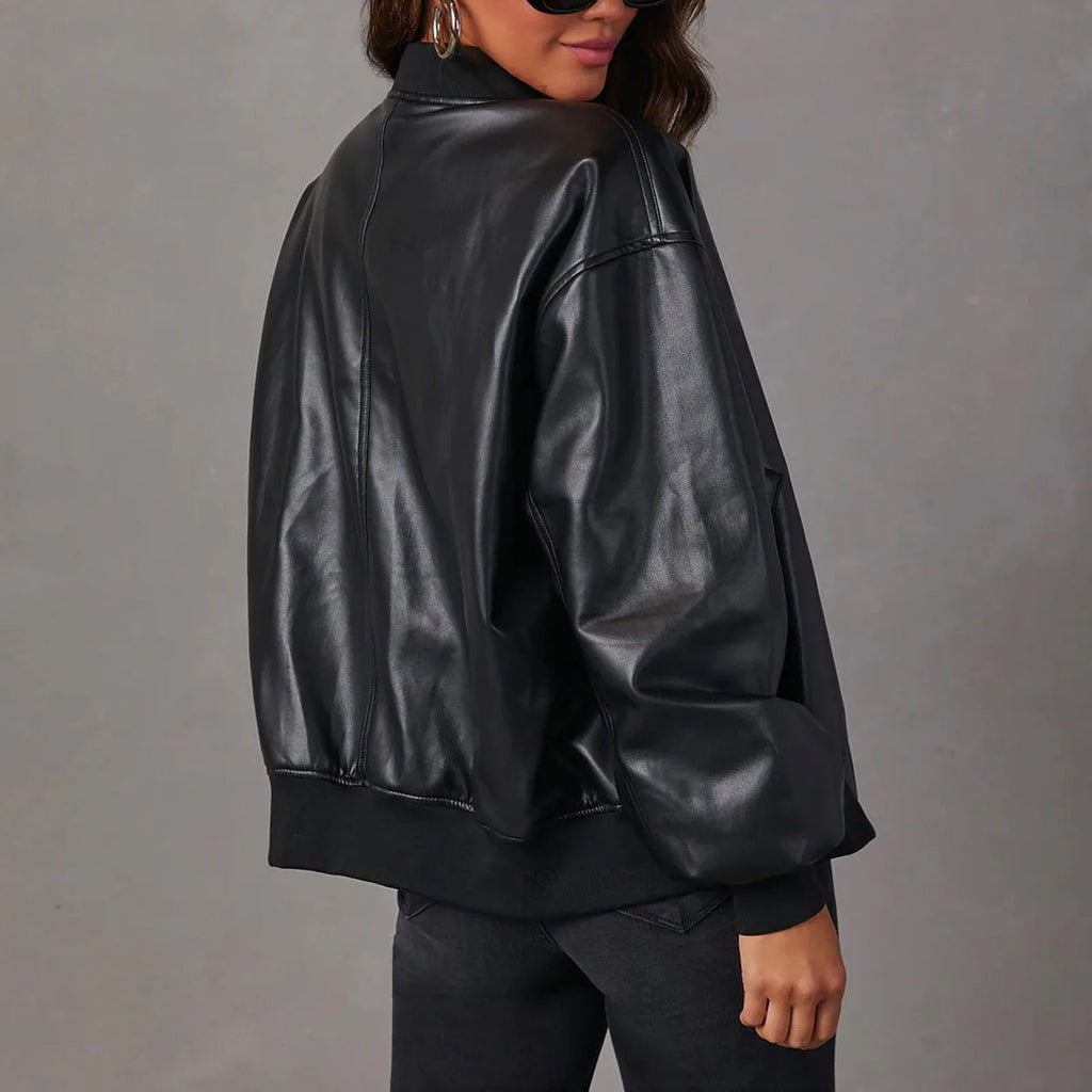 Indigo | Blouson aviateur oversize pour femme
