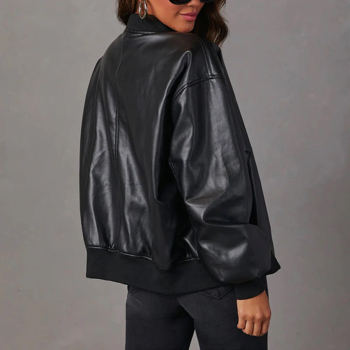 Indigo | Blouson aviateur oversize pour femme