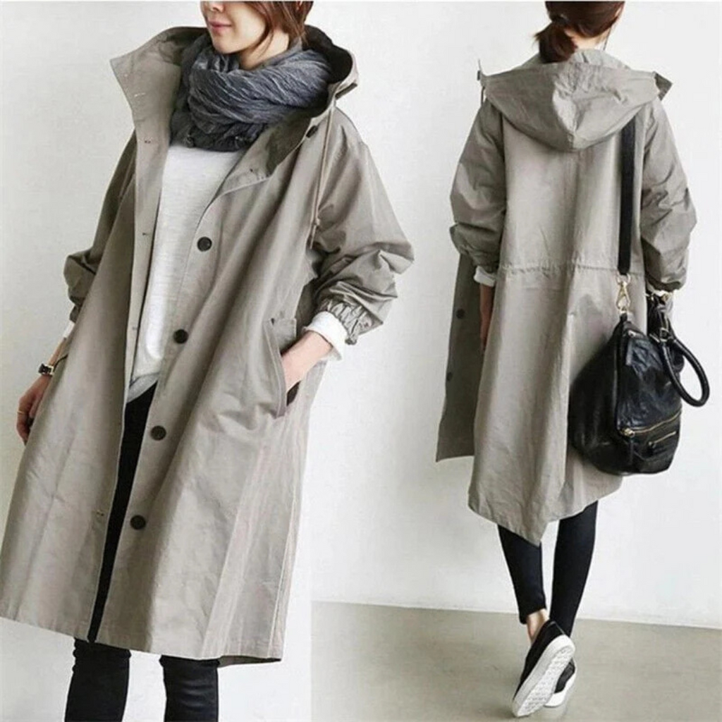 Geoffrey | Manteau long imperméable pour femme