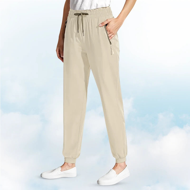 Pantalon Femme Ultra Élasticité Soie Glacée Confort Décontracté