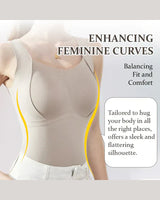 Bra Femmes Maillots De Corps Thermiques Avec Intégré