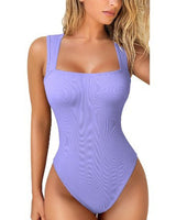 Body débardeur sans manches de couleur unie