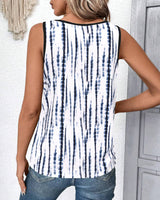 Gilet Sans Manches En V Panneau en Dentelle