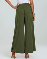 Pantalon Poche Taille Élastique Bootcut