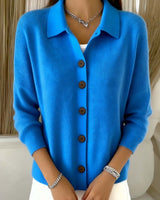 Gilet Tendance Couleur Unie À Revers