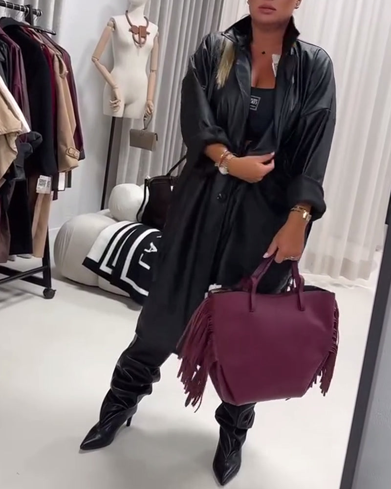 Manteau Street Fashion Revers