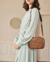 Sac bandoulière zippé multifonctionnel