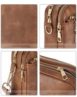 Sac bandoulière zippé multifonctionnel