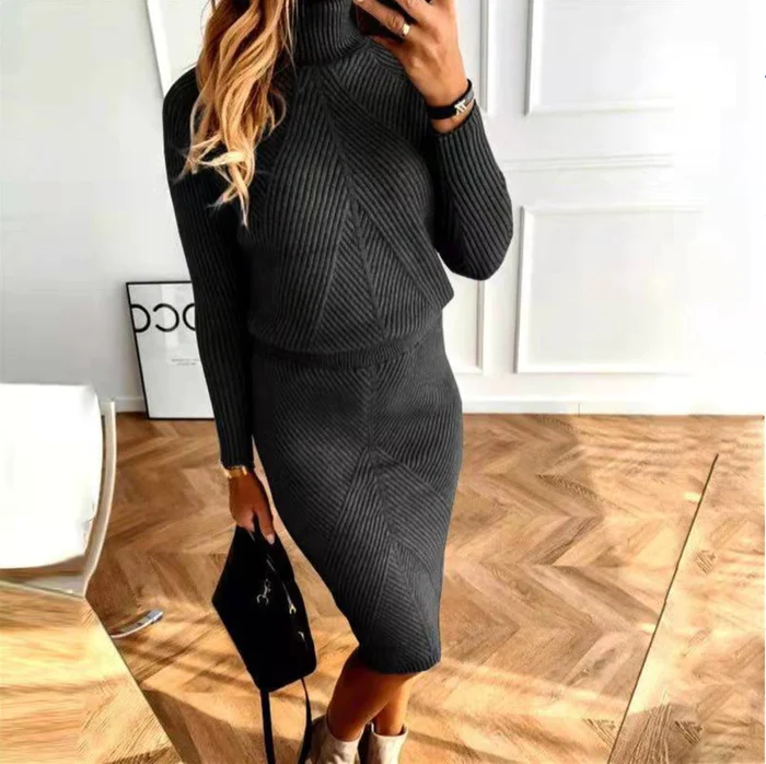 Christa | Robe Pull Tricotée avec Confort Douillet pour Femmes