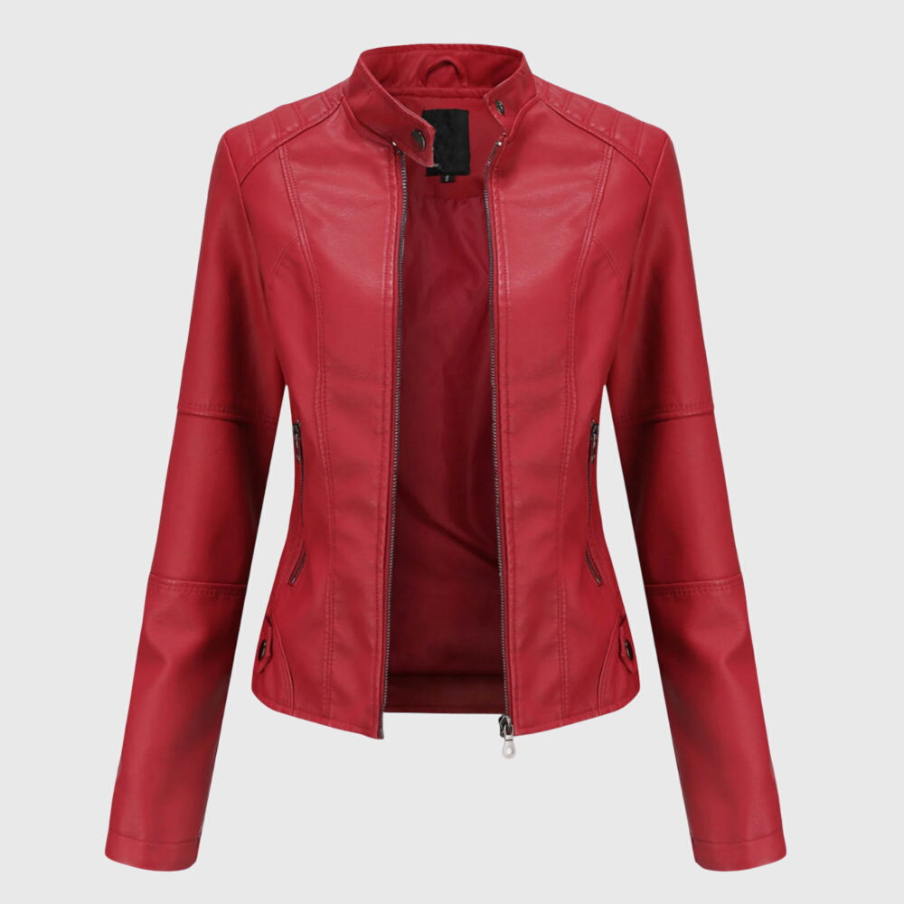 Helene | Veste en cuir élégante pour femme