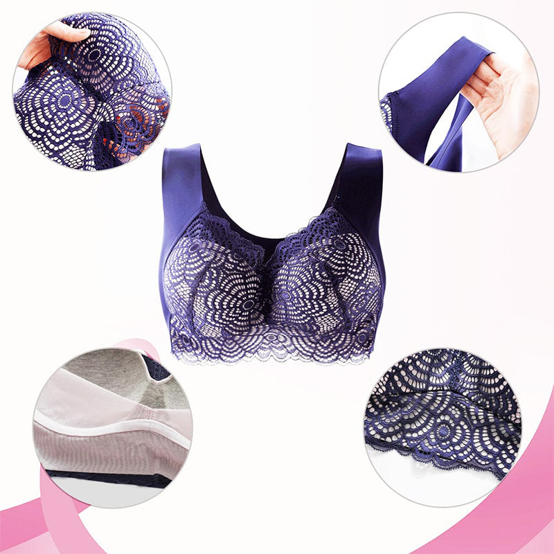 Soutien-Gorge À Découpes En Dentelle Sans Coutures Pour Silhouette Généreuse Ultimate Lift