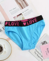 Culotte Imprimé Cœur Taille Basse