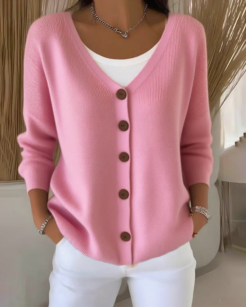 Pull Avec Uni Et Boutonnée Caractéristiques