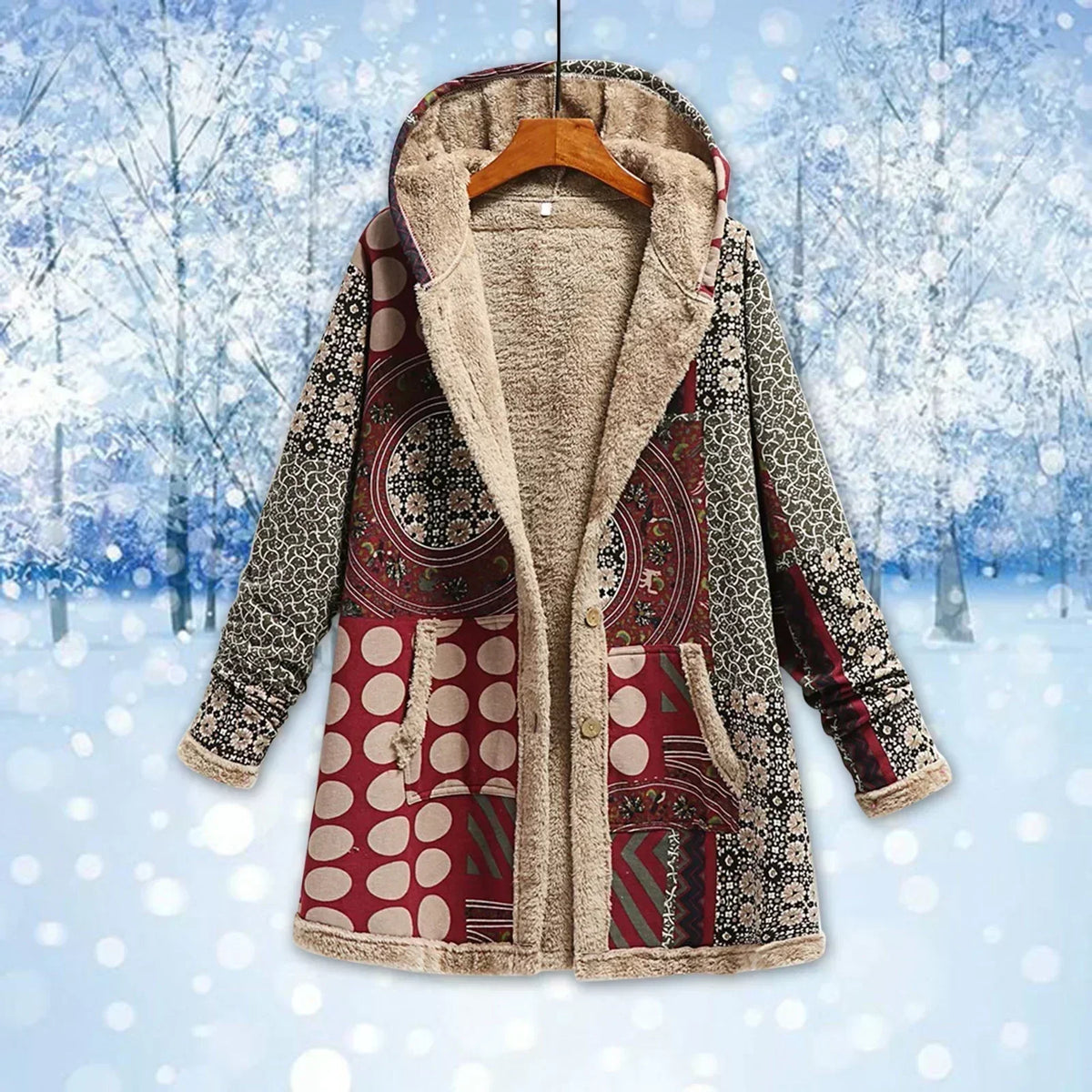 Adelina | Veste chaude avec capuche pour femme