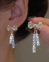 Boucles d’Oreilles Papillon Scintillant