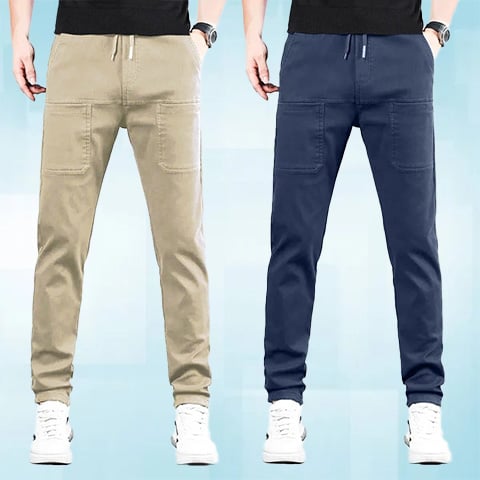 Multipants – Pantalon Cargo Extensible À Haute Élasticité, Multi-Poches Et Durable