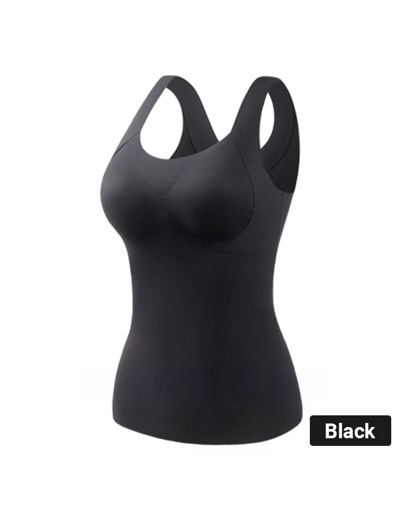 Bra Femmes Maillots De Corps Thermiques Avec Intégré