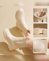 ☔️Bottes Imperméable Anti-Dérapant Semelle Épaisse Mi-Mollet
