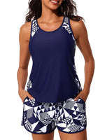 Bikini Poche Short Imprimé Plage