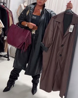 Manteau Street Fashion Revers
