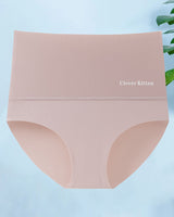 Culotte courte simple sans couture taille haute