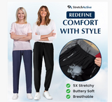 Pantalon Femme Ultra Élasticité Soie Glacée Confort Décontracté