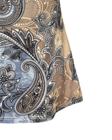 Débardeur Large Col Paisley Imprimé
