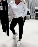 Pantalon Mode Élastique Cordon
