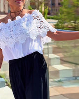 Blouse Dentelle Design Mode