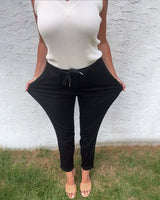 Pantalon Uni Décontracté Extensible