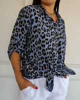 Blouses De Mode À Imprimé Léopard