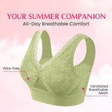 Soutien-Gorge Gainant En Coton Pur Confortable Et Sans Boutons