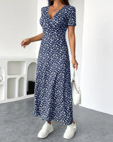 Robe Sexy Élégante Imprimée