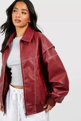 Selene | Veste rouge élégante pour femme