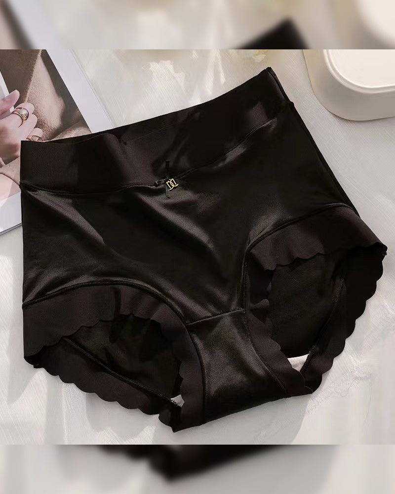 Lingerie Motif Vague Soie Glacée