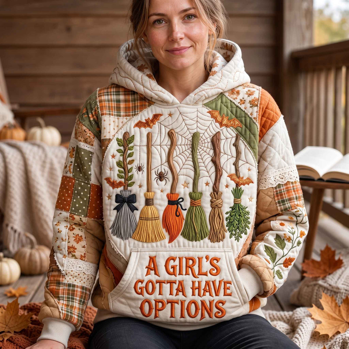 Sweat à capuche unisexe – Sorcière d’Halloween